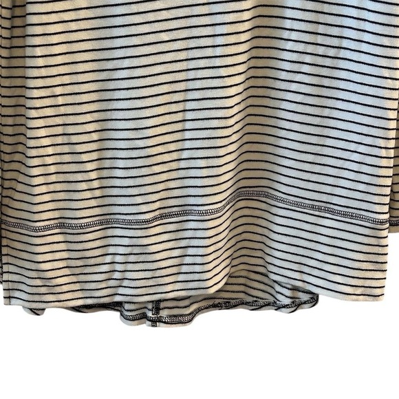 Liz Claiborne Weekend Women's Cowl Neck Striped Sweater Black Size L - Picture 4 of 7